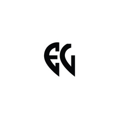 EL monogram logo design letter text name symbol monochrome logotype alphabet character simple logo