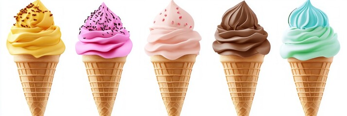 Ice Cream Cones - A Summer Delight