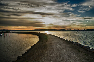 Obraz premium sunset on the beach