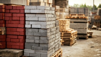 Stacked Building Materials