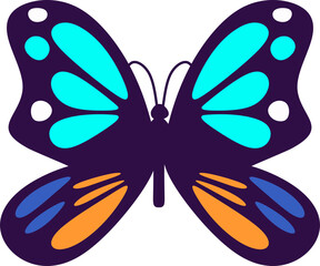 Colorful Butterfly Illustration