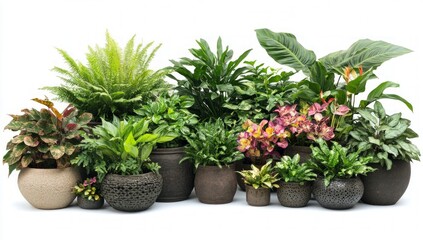Fototapeta premium Stunning Collection of Potted Plants