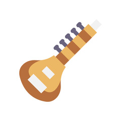 sitar flat style