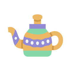 tea pot flat style