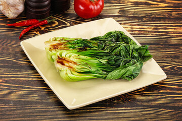 Asian grilled Pak Choy salad