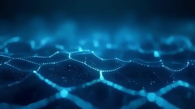 Background of an electronic neural network. Video generative AI