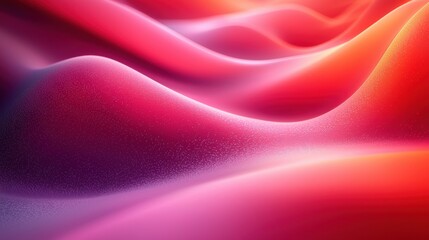 Fototapeta premium Colorful, flowing patterns creating a dynamic visual display in a vibrant abstract design at dusk
