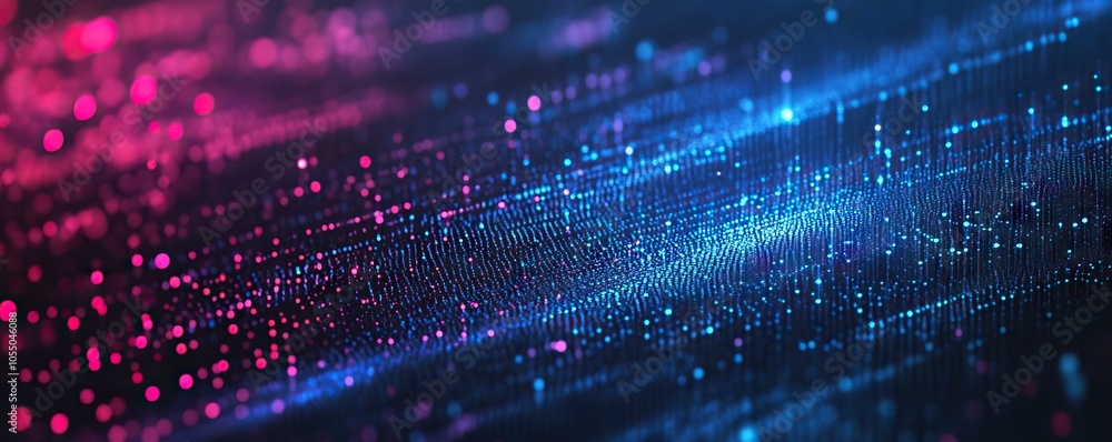 Fototapete digital background perfect for tech processes, neural networks, artificial intelligence, data transf