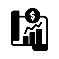 document report graph glyph style