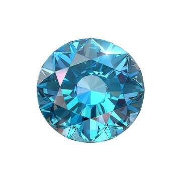 Sparkling Blue Topaz Gemstone