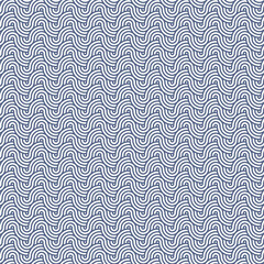 Seamless pattern with abstract waves. Modern stylish texture. Repeating geometric background.
