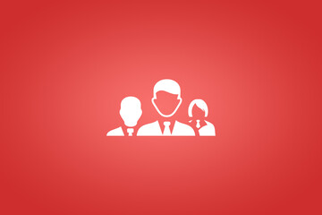 team icon leader concept