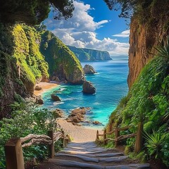 Porto Formoso beach, Azores
