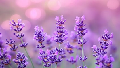 Lavender Blooms in a Vibrant Garden