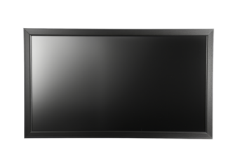 Modern Flat-Screen Television with Minimalist Design and Frame.