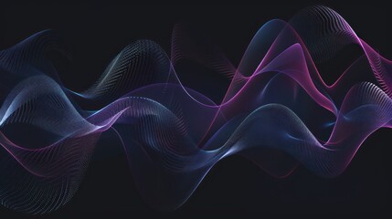 Abstract Digital Waves in a Dark Space
