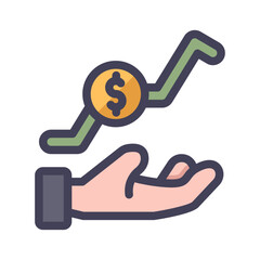 hand investment filled style