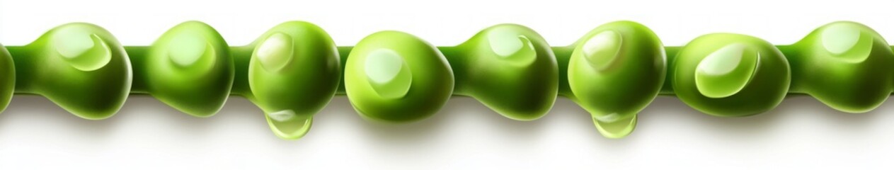 Closeup of Fresh Green Peas
