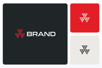 Abstract Minimalist Digital Multimedia Logo Design