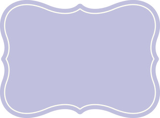 Vintage Label Frame vector.