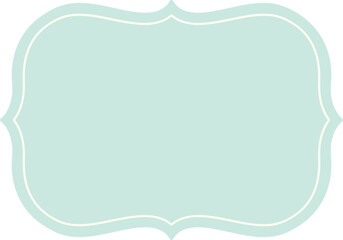 Vintage Label Frame vector.