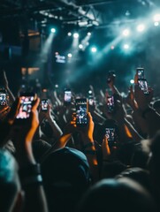 Concert Crowd Captured.