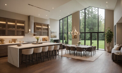 전원주택 럭셔리주방 풀펜션 고급형 주방인테리어