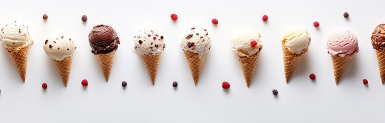 Ice Cream Cones Variety