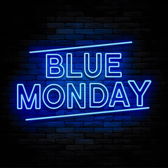 blue monday illustration 