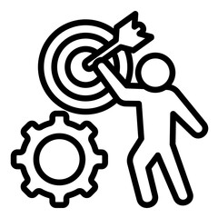 Goal Setting Icon