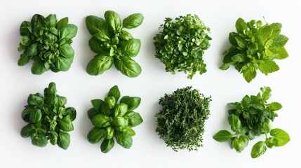 Naklejka premium The Fresh Herb Collection