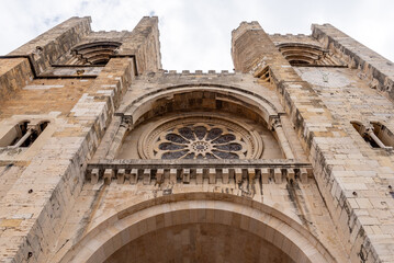 Medieval portal of the Lisbon cathedral