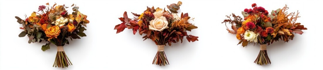 Obraz premium Stunning Autumn Floral Bouquet Arrangement