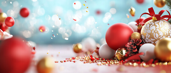 Vibrant festive decor for the spring festival a celebration of red and gold motifs