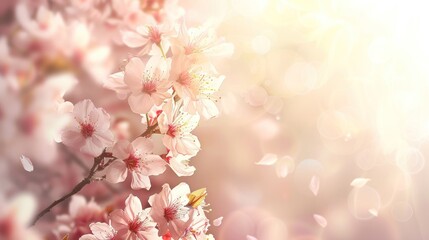 Fototapeta premium Cherry Blossom Tree in Bloom