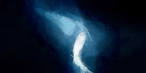 Luminous Brushed Painted Abstract Background Gradient blended stroked painting 1