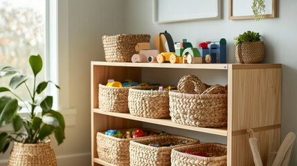 Storage Solutions Include ample storage options that are easily accessible for children. 