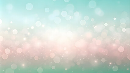 Obraz premium Pale Pink to Mint Green Gradient with Romantic Vibe. Perfect for: Valentine's Day, Weddings