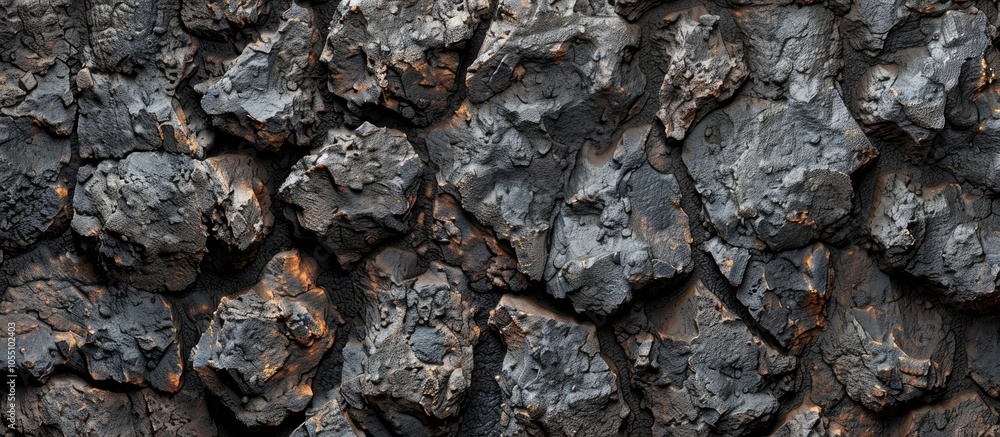 Poster background of rough textured volcanic stone with copy space image available