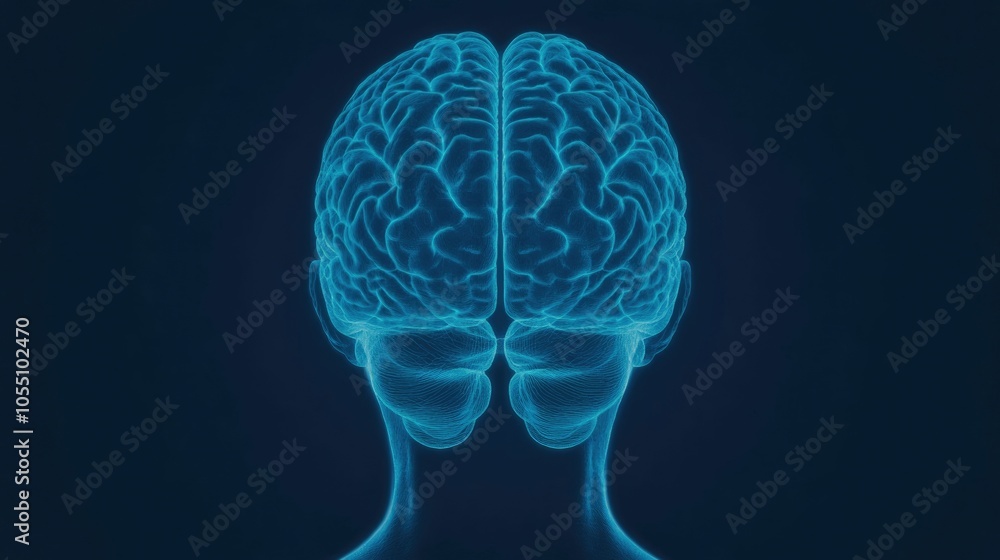 Poster surge of innovative ideas emanating from an open mind conceptual image depicting the depth and lumin
