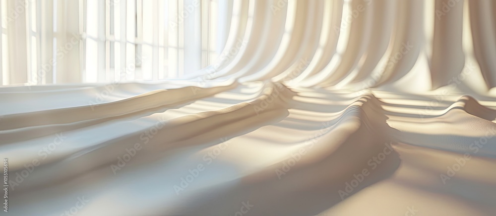 Poster polyester and pvc blend for roller blind texture on a seamless copy space image