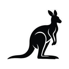  Silhouette of kangaroo