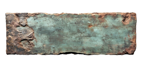 old granite stone sign board ancient blank stone brick cut out