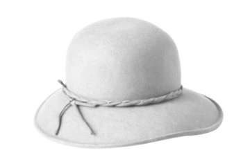 High-Quality PNG color female felt hat isolated on white background Isolated on White Background – High Resolution