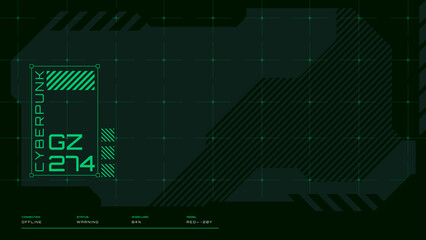Futuristic scifi dark background design 