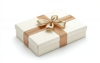 Fototapeta premium gift box stock photo on white background 