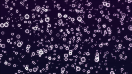 Abstract neon light  particle background  babuls- Glowing neon particles form an  abstract white color background .