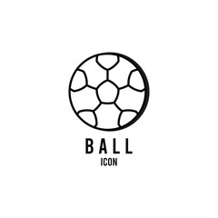 Obraz premium Ball Icon A Symbol of Unity and Play