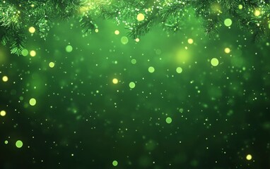christmass green background