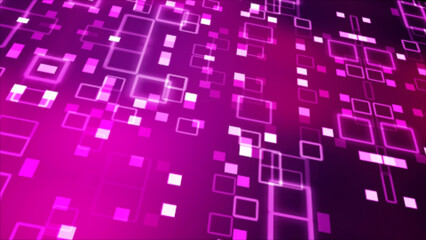 Abstract digital gradient animation background.pink color Science background. Technological background. Matrix. Binary Code.